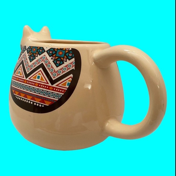 Thumbs Up! Lamapot Mug Cup Llama Shape SW Style American Novelty Camel - Picture 6 of 10